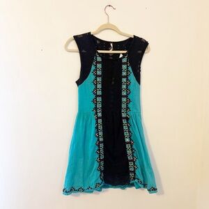 Free People Water Lily dress turquoise
